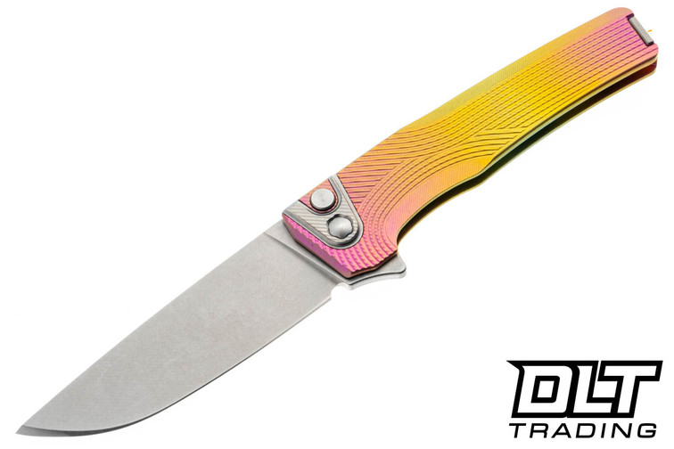 MachineWise Sonora - Sunset Fade Streamline Titanium - Lightwash S90V Blade #1492