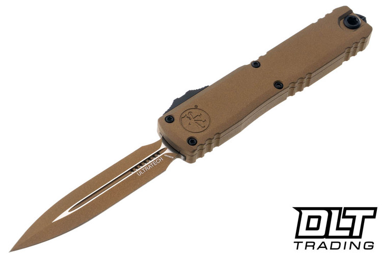Microtech 1122-1UB-C19Z4 Ultratech ZBP D/E - Burnt Bronze Cerakote Handle - Burnt Bronze Cerakote Blade