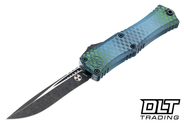 Microtech 1705M-1BLX51S Hera II Mini Recurve - Signature Series - Blue X-51 Handle