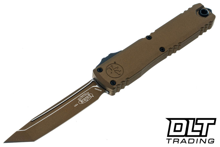 Microtech 1123-1UB-C19Z4 Ultratech T/E ZBP - Burnt Bronze Cerakote Handle - Burnt Bronze Blade