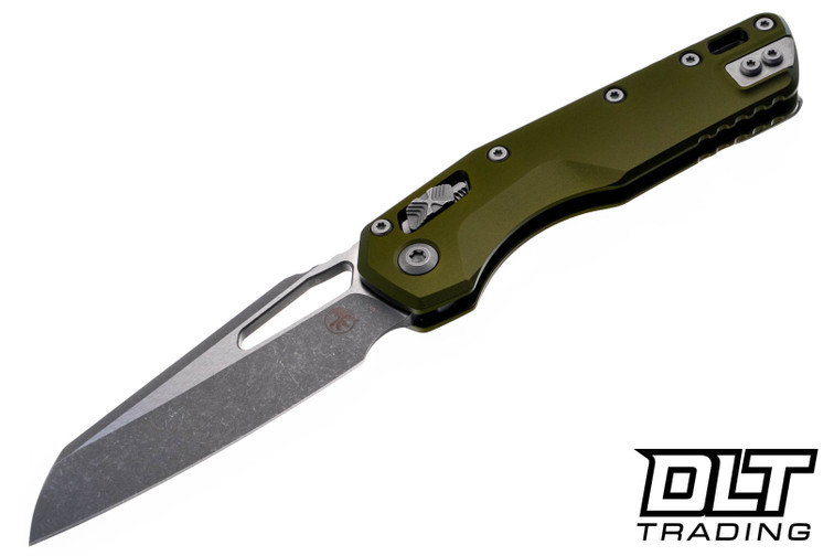 Microtech 210-10APOD MSI S/E - OD Green Handle - Apocalyptic Blade