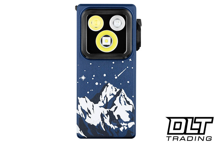 Olight Oclip Ultra Clip-On EDC Light with Flood, Spot, & UV Modes - Snowy Summit