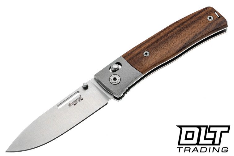 LionSteel NiNi - Santos Wood - Ti Bolster - Satin M390 Blade - DLT