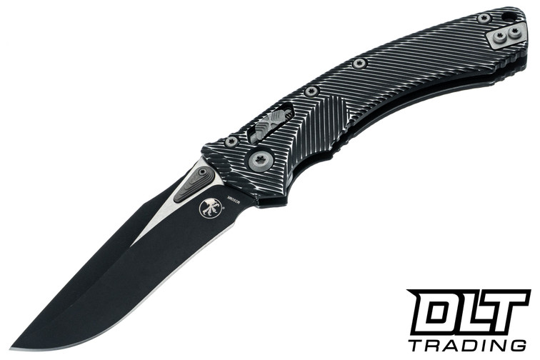 Microtech 137RL-1FLDBK Amphibian Ram-Lok - Distressed Black Fluted