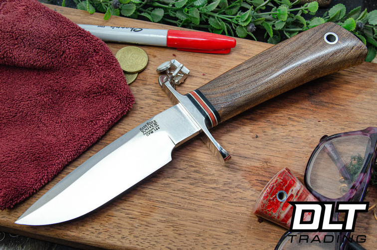 Bark River Blade Raid Custom Scout CPM-154 Mesquite Burl #5