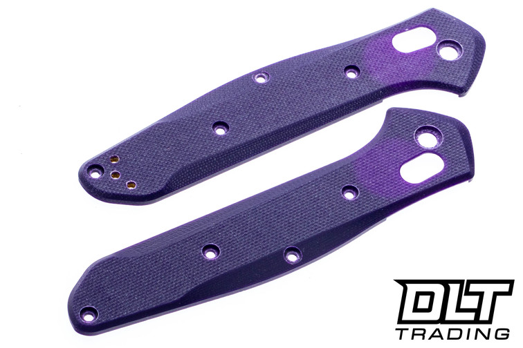 Flytanium Benchmade 940 Radar Scales - Deep Purple G-10