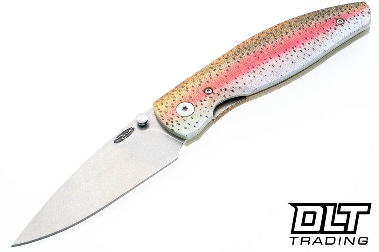 Three Rivers Manufacturing Atom MagnaCut - Linerlock - 3D Rainbow