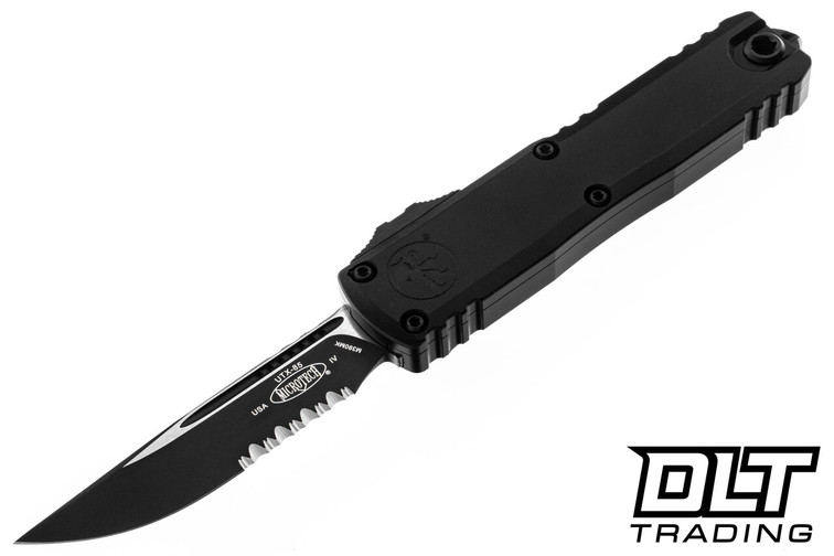 Microtech 12314-2T UTX-85 Gen IV S/E - Black Handle - Black Blade