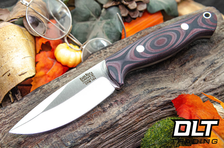 Bark River North Country EDC CPM-154 Red & Black Suretouch - Matte