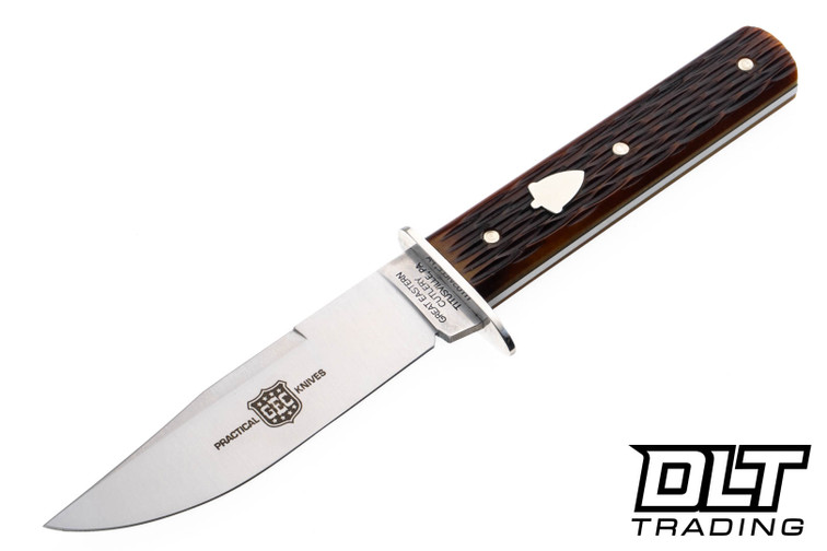 Goodfellowエルキギター Great Eastern Guard Hunter 1095 - Antique Yellow Jigged Bone