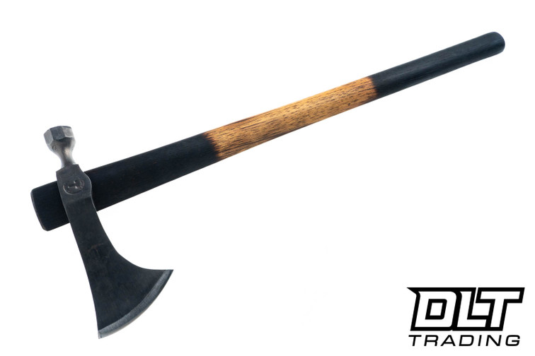 Thorson Forge Solid Bowl Pipe Hawk - Hand Forged 1095 - Hickory #2