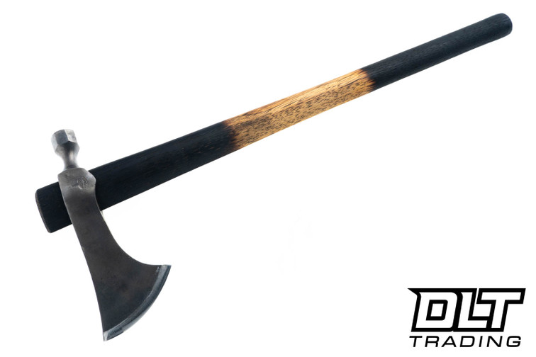 Thorson Forge Solid Bowl Pipe Hawk - Hand Forged 1095 - Hickory #7