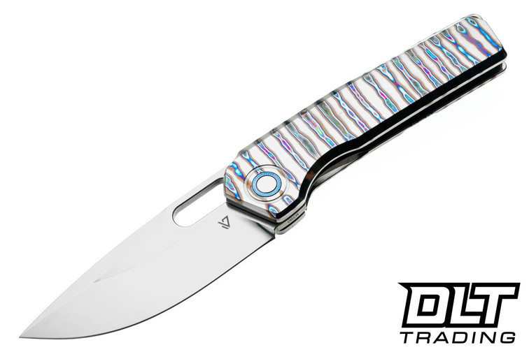Vanguard Breaker - Flamed Titanium - Semi Mirror Polished M390 Blade #7