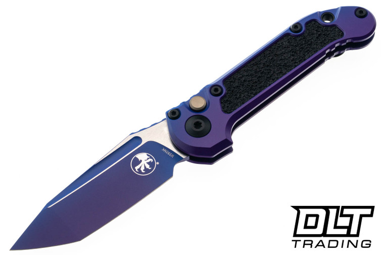 Microtech 1136-1PUAUS-Z4 LUDT Gen III T/E - Aurora Cerakote Handle - Cerakote Blade - Signature Series