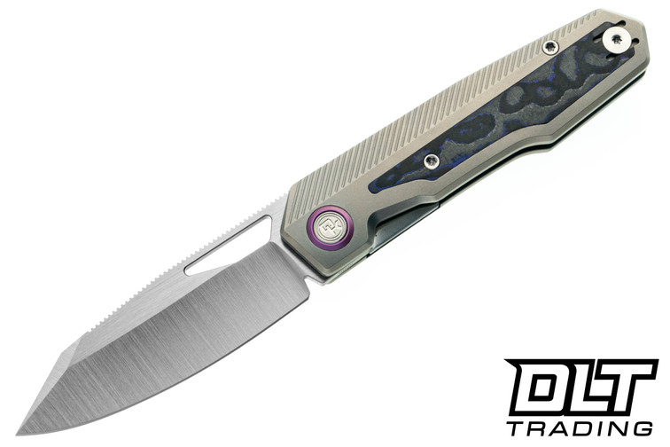 Divo Saloon - Purple Nurple - Beadblast Titanium Handle - Purple