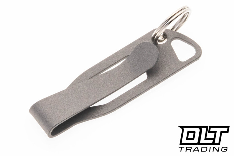 Lynch Northwest Key Hanger Clip - Sandwashed Finished Titanium