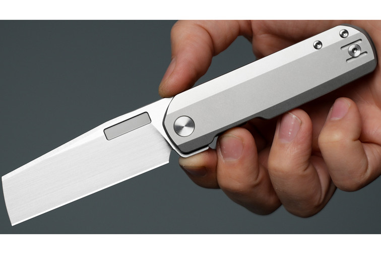 Vero Engineering Avid 2 - Titanium - Hand Satin S45VN Blade - DLT