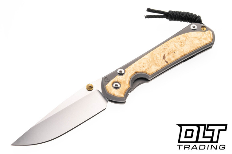 Chris Reeve Large Sebenza 31 - Box Elder Inlay - #100