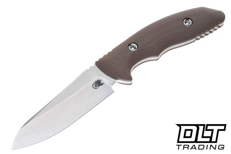 Hinderer Flashpoint Sheepsfoot MagnaCut - Stonewashed Blade - FDE G-10