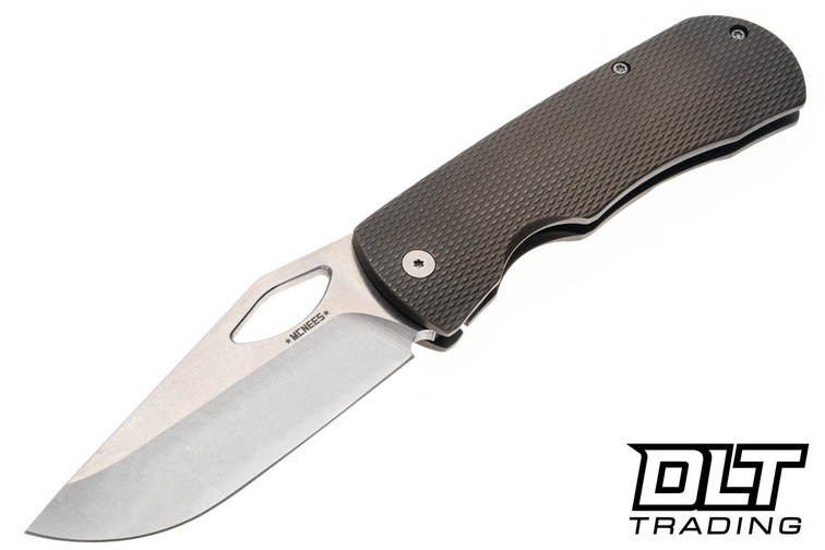 McNees Dixon MagnaCut - Atomic Bronze Diamond Titanium - Satin Hardware - Satin Stonewash Blade