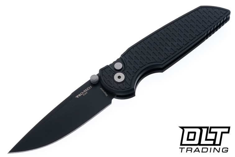 Pro-Tech TR-3 Integrity - Black Relic Textured Handle - Black DLC MagnaCut Blade