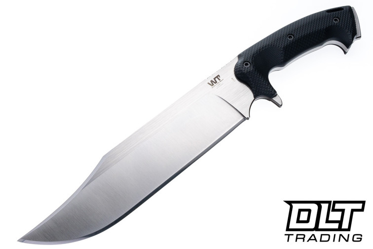 カツリョク WTG Primal - K329 Satin Blade - Black G-10 Gator Grip - Black