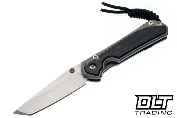 Chris Reeve Small Sebenza 31 - Tanto - Bog Oak Inlay - #26