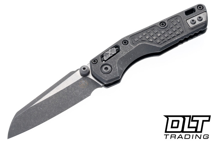 Microtech 210M-10APFRMS1 MSI Mini Ram-Lok - Apocalyptic Frag Titanium - Apocalyptic Blade