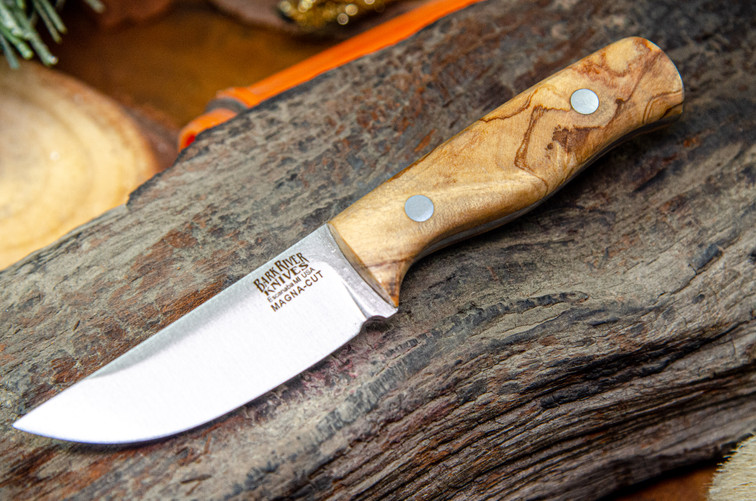 Blade Raid Custom Micro Caper MagnaCut Mesquite Burl