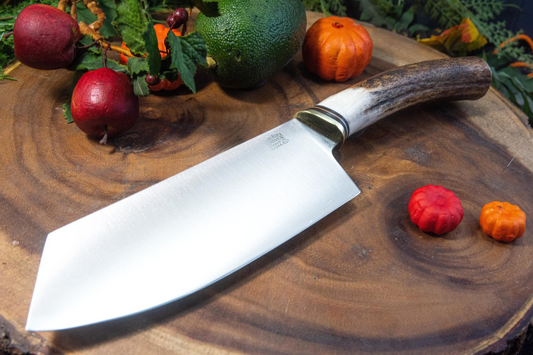 Blade Raid Wa Santoku MagnaCut Sambar Stag #7