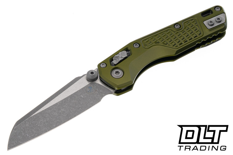 Microtech 210M-10APFROD MSI Mini Ram-Lok - OD Green Frag Handle - Apocalyptic Blade