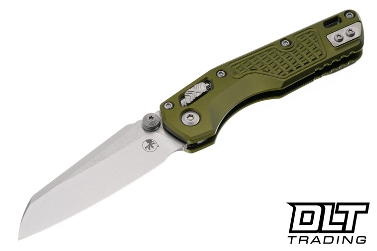 Microtech 210M-10FROD MSI Mini Ram-Lok - OD Green Frag Handle - Stonewash Blade