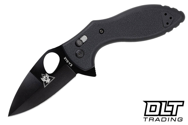 Ka-Bar TDI Flipper Folder - Black GFN Handle - Black AUS-8A Blade