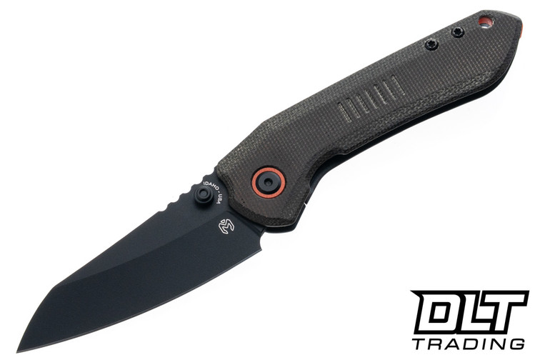 Millit Overland - OD Green Canvas Micarta - Orange Collar