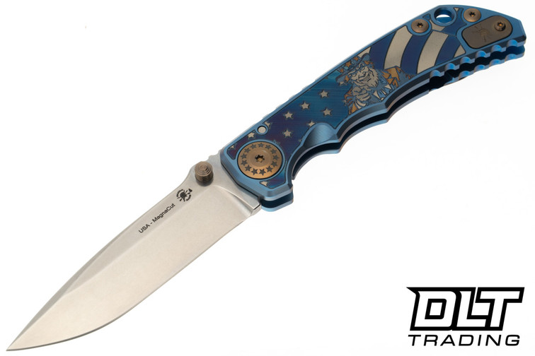 Spartan Blades Spartan Harsey - Uncle Sam - Stonewash MagnaCut Blade