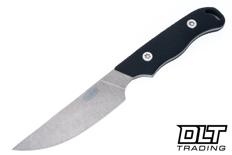 Hellbender Outfitter - Black G-10 - Tumbled MagnaCut Blade