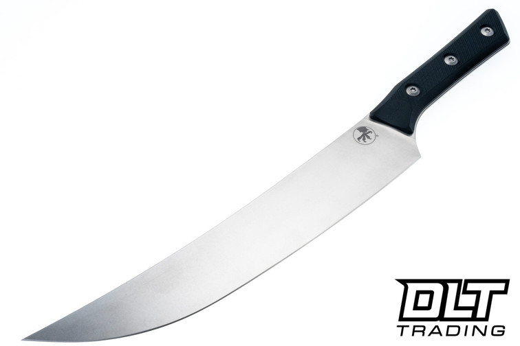 Microtech 10" Butcher Knife - Black G-10 - Stonewash Blade