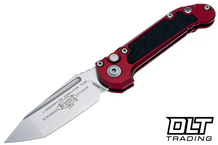 Microtech 1136-10MR LUDT Gen III T/E - Merlot Handle - Stonewash Blade