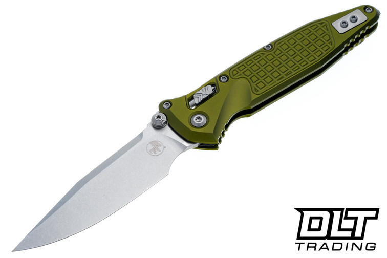 Microtech 160RL-10FROD SOCOM Ram-Lok - OD Green Frag Handle - Stonewash Blade