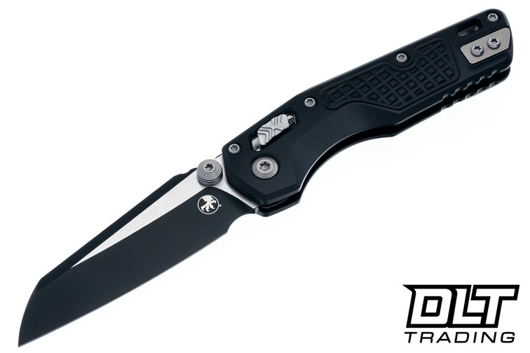 Microtech 210M-1FR MSI Mini Ram-Lok - Black FragHandle - Black Blade