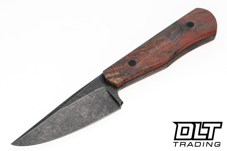 MD Edgeworks Roughneck - Curly Maple - Stonewash 52100 Blade