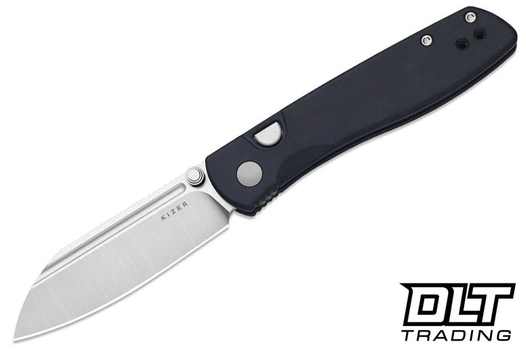 Kizer Renissance - Blue Richlite - Satin N690 Sheepsfoot Blade