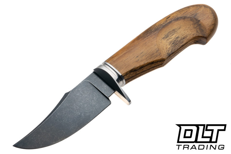 Fire Beard Forge Custom Clip Point Hunter - Stainless Guard - Spalted Maple