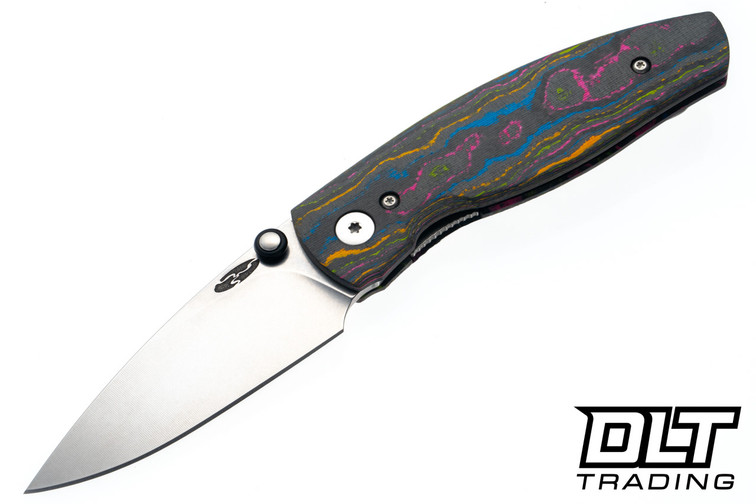 Three Rivers Manufacturing Neutron 2 MagnaCut - Linerlock - 80's CamoCarbon - 3D Contoured
