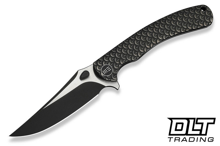 WE Knife Dracarys WE25061B-5 - Black Titanium - Two Tone M390 Blade