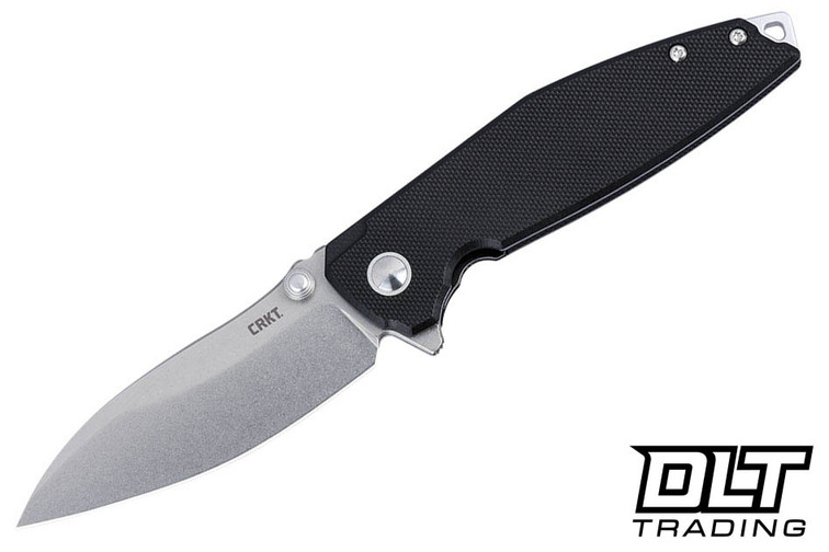 CRKT Ibis Linerlock - Black G-10 - Stonewash D2 Blade