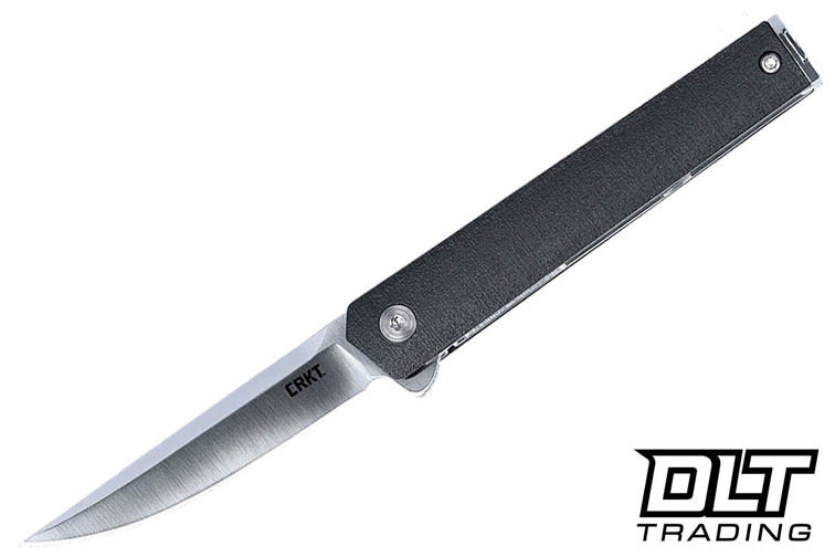 CRKT CEO Compact - Black GFN Handle - Satin 1.4116 Blade