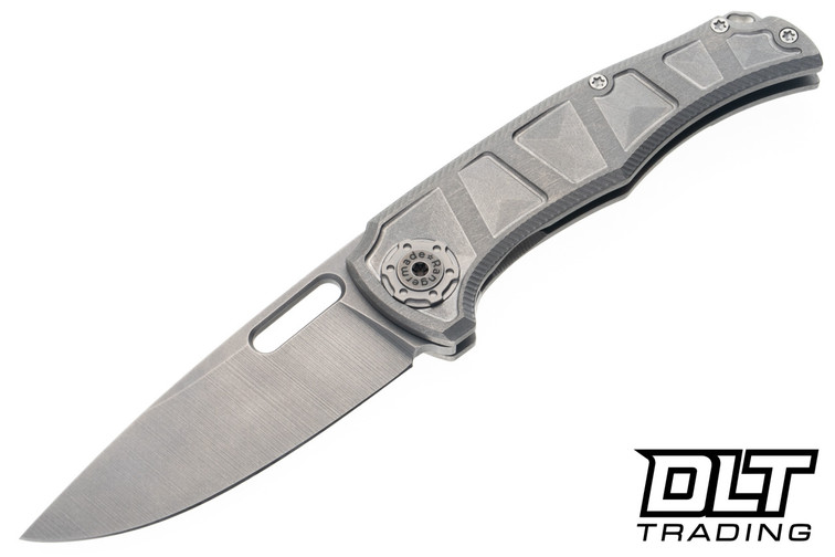 Rangermade Knife & Tool OBJ-2 - Titanium Handle - Drop Point MagnaCut Blade #027