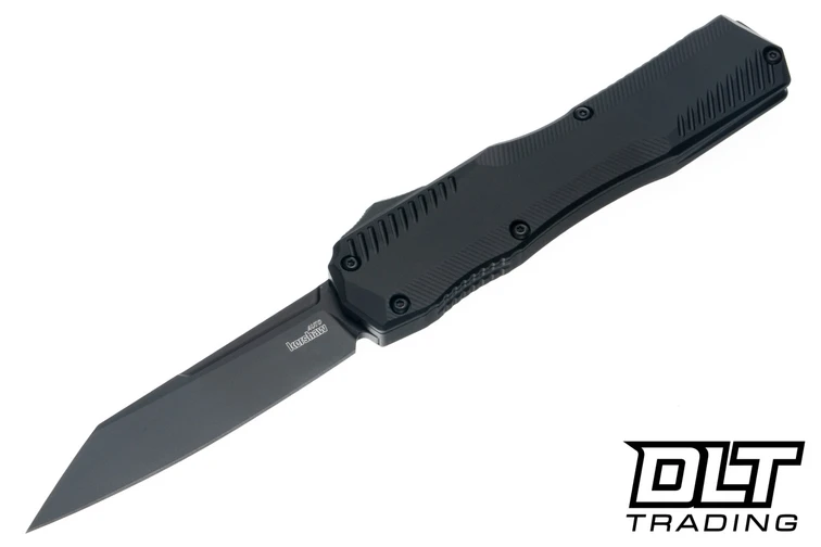 Kershaw Livewire 9000RBLK - Black Aluminum - Reverse Tanto Black MagnaCut Blade