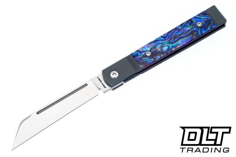 Jack Wolf Feelbetter Jack - Purple Abalone - Belt Satin S90V Blade